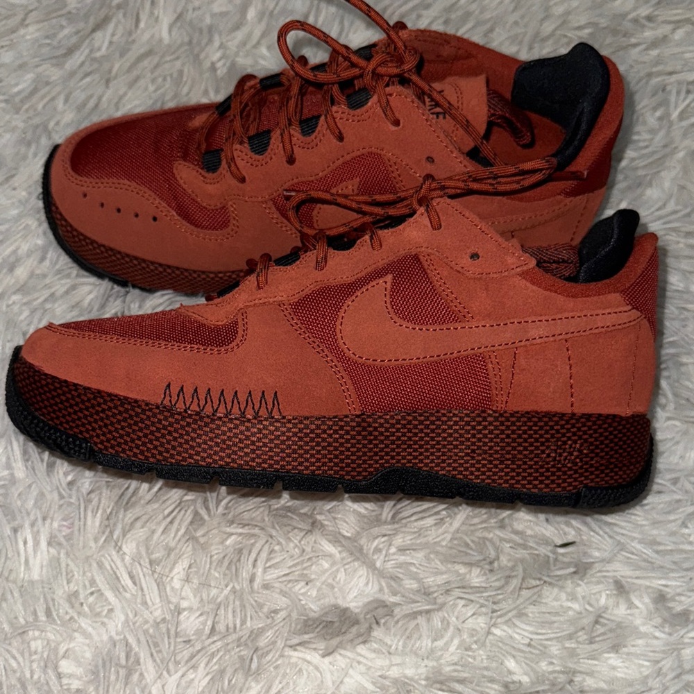 Nike Red and Black Athletic Shoes